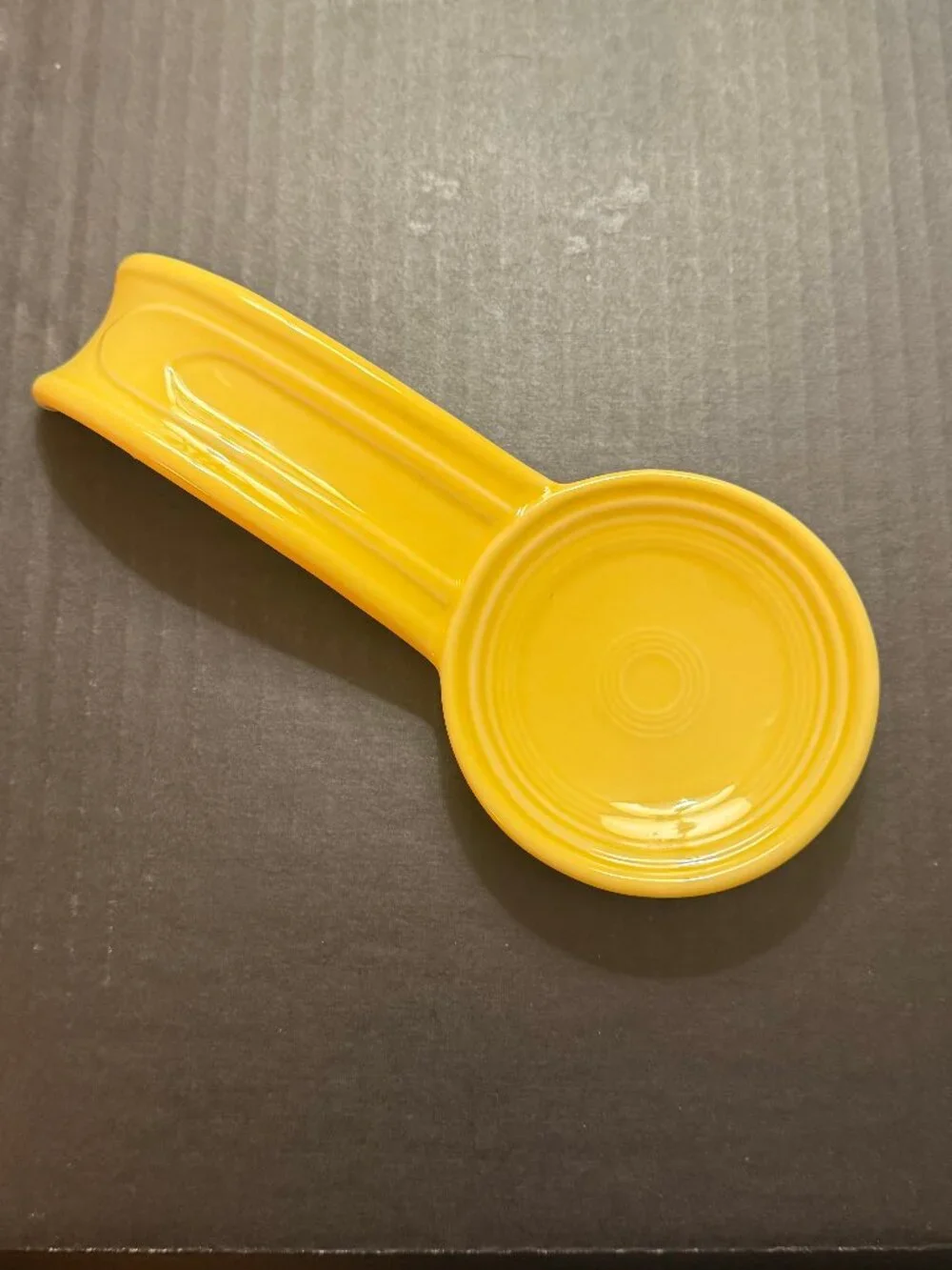 Fiesta Fiestaware Sunflower Yellow Spoon Rest 8 1/8